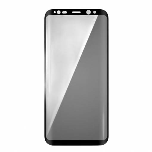 Foto - Ochranné sklo pro Samsung Galaxy S8 Plus - Černé, zaoblené