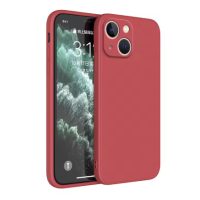 Silikonový kryt pro iPhone 13 mini - Vínově červený