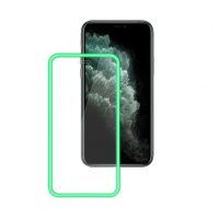 Svítící ochranné sklo pro iPhone 12 Pro Max - zelené