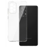 Silikonový kryt pro Samsung Galaxy A52 a A52s - Průhledný
