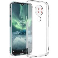 Silikonový kryt pro Nokia 6.2 a 7.2 - Průhledný