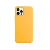 Silikonový kryt pro iPhone 12 Pro žlutý
