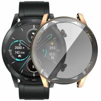 Silikonový kryt pro Honor Watch Magic 2 46 mm - Růžově zlatý