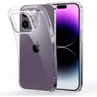 Silikonový kryt pro iPhone 14 Pro - Průhledný