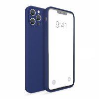 Silikonový kryt pro iPhone 14 Pro - Tmavě modrý