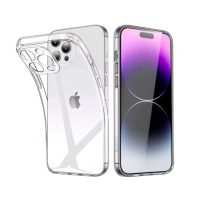Silikonový kryt pro iPhone 15 Pro Max - Průhledný