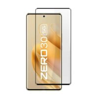 Ochranné sklo pro Infinix Zero 30 5G - Černé, zaoblené