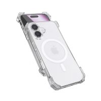 MagSafe silikonový kryt pro iPhone 16 - Průhledný