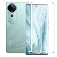 Ochranné sklo pro Vivo V40 Pro - Černé, zaoblené