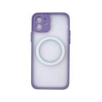 MagSafe silikonový kryt pro iPhone 11 - Fialový