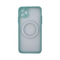 MagSafe silikonový kryt pro iPhone 11 Pro Max - Mátový