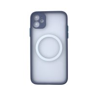 MagSafe silikonový kryt pro iPhone 12 - Šedý