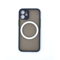 MagSafe silikonový kryt pro iPhone 12 mini - Modrý