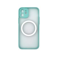 MagSafe silikonový kryt pro iPhone 12 mini - Mátový