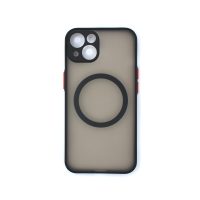 MagSafe silikonový kryt pro iPhone 13 mini - Černý