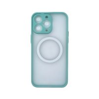 MagSafe silikonový kryt pro iPhone 15 Pro Max - Mátový