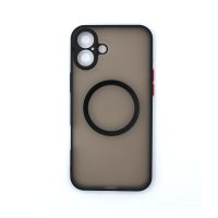 MagSafe silikonový kryt pro iPhone 16 - Černý