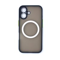 MagSafe silikonový kryt pro iPhone 16 - Modrý