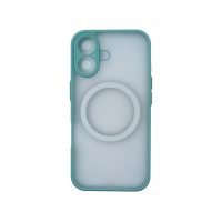 MagSafe silikonový kryt pro iPhone 16 - Mátový