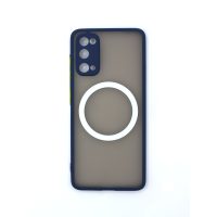 MagSafe silikonový kryt pro Samsung Galaxy S20 - Modrý