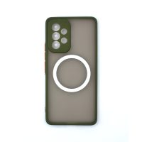 MagSafe silikonový kryt pro Samsung Galaxy A53 - Zelený