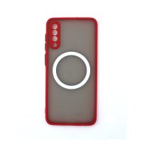 MagSafe silikonový kryt pro Samsung Galaxy A50 - Červený