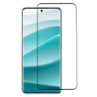 Ochranné sklo pro Xiaomi Redmi Note 14 Pro 5G - Černé, zaoblené