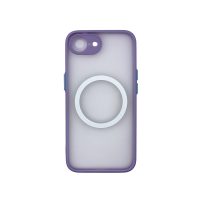 MagSafe silikonový kryt pro iPhone 16E - Fialový