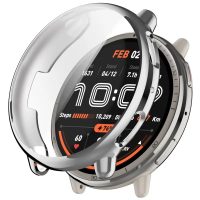 Silikonový kryt pro Amazfit Active 2 - Stříbrný