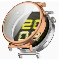 Silikonový kryt pro Huawei Watch GT5 41mm - Zlato růžový