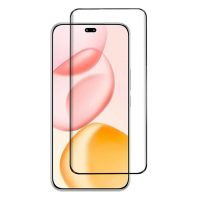 Ochranné sklo pro Honor 400 Pro - Černé, zaoblené