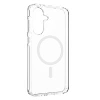 MagSafe silikonový kryt pro Samsung Galaxy A56 5G - Průhledný