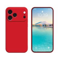 Silikonový kryt pro iPhone 17 Pro - Červený