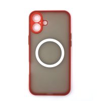 MagSafe silikonový kryt pro iPhone 17 - Červený