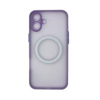 MagSafe silikonový kryt pro iPhone 17 - Fialový