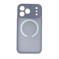 MagSafe silikonový kryt pro iPhone 17 Pro Max - Šedý