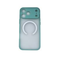 MagSafe silikonový kryt pro iPhone 17 Pro Max - Mátový