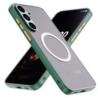 MagSafe silikonový kryt pro Samsung Galaxy A56 - Zelený