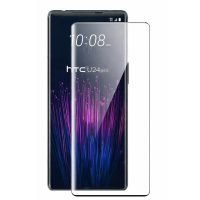 Ochranné sklo pro HTC U24 Pro - Černé, zaoblené