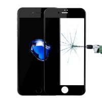 3D tvrzené sklo pro iPhone 7 Plus/ 8 Plus - Černá