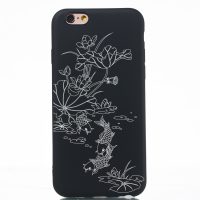 Ornament Kryt na iPhone 6 Plus/ 6S Plus (ryby) - Černá