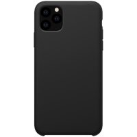 Nillkin Pogumovaný Liquid Kryt na iPhone 11 Pro Max - Černá