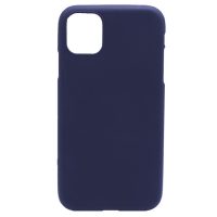 Matný silikonový kryt na iPhone 11 - Černá