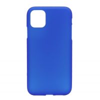 Silikonový kryt na iPhone 11 Pro Max - Modrá transparentní