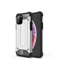 Armor kryt Defiant na iPhone 11 Pro - Stříbrná