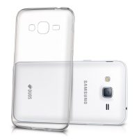 Silikonový kryt pro Samsung Galaxy J3 2016 - Průhledný