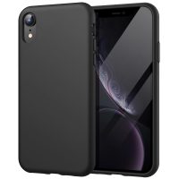 Silikonový kryt pro iPhone XR - Černý