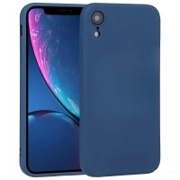 Silikonový kryt pro iPhone XR - Tmavě modrý