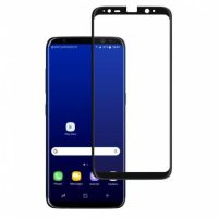 Ochranné sklo pro Samsung Galaxy S8 - Černé, zaoblené