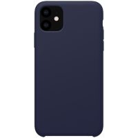 Nillkin Pogumovaný Liquid Kryt na iPhone 11 - Navy blue